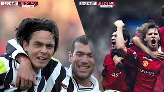 Manchester Uniteds Unforgettable Comeback vs Juventus 1999  Beckham Keane Cole Yorke and more [upl. by Aloisia820]