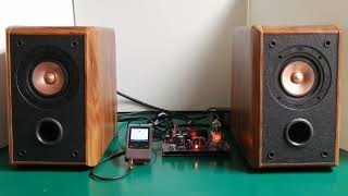 5W HYBRID VACUUM TUBE AMPLIFIER W HEADPHONE OUT 12AU7 x1 [upl. by Mosa831]