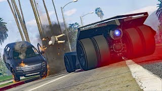 WE GOT KICKED BY THE LOBBY BATMOBILE TROLLING  GTA 5 Funny Moments [upl. by Nemra]