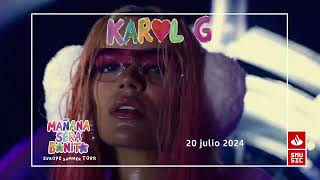 Karol G en concierto en el Estadio Santiago Bernabéu de Madrid  Preventa exclusiva de entradas [upl. by Kannan]