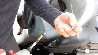 How to REMOVE your Harley Davidson seat [upl. by Elyrpa]