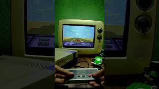 Rad Racer Nintendo NES LG Retro CRT TV [upl. by Osicran]