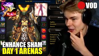 ENHANCE SHAMAN DAY 1 PVP  The Burst Is Crazy FULL VOD [upl. by Neelat]