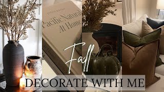 FALL DECORATE WITH ME  FALL ENTRYWAY  LIVING ROOM  KITCHEN  COZY FALL DECOR [upl. by Rap590]