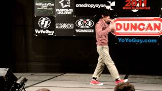 C3yoyodesign Present  World Yoyo Contest 2011 3A 3rd Taiichiro Higashi [upl. by Elumas444]