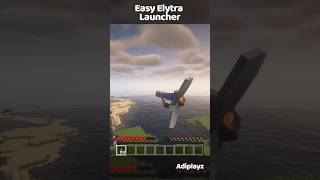 Elytra Launcher 🚀🚀 Minecraft Tutorial minecraft gaming shorts short [upl. by Pena]