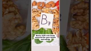 Biotin 8 B7rich foods essential for your health and energy [upl. by Massie]