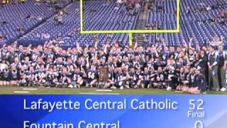 1A IHSAA Football State Finals Highlight Video  Lafayette Central Catholic vs Fountain Central [upl. by Cumings]