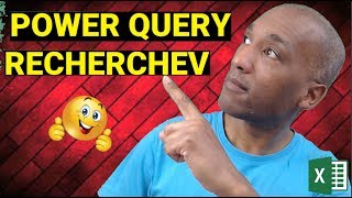 EXCEL 2016  COMMENT FAIRE UNE FONCTION RECHERCHEV DANS POWER QUERY [upl. by Turne]