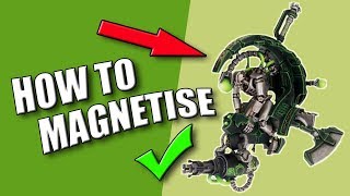 How to Magnetise Necron Tomb Blades  Weapons and Wargear [upl. by Neuberger601]