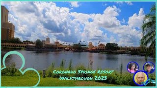 Disneys Coronado Springs Resort Walkthrough Tour  Walt Disney World 2023 [upl. by Dacey]