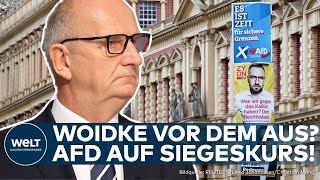 LANDTAGSWAHLEN BRANDENBURG AfD auf Platz 1 WagenknechtBündnis lässt Grüne hinter sich [upl. by Dominica]