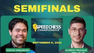 SpeedChess Championship 2024  SemiFinals  GM Hikaru Nakamura vs GM Alireza Firouzja [upl. by Sum]