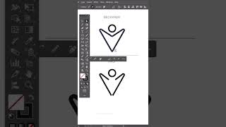 Shortcut in illustrator trendingreels coreldrawdesigns youtubeshorts viralvideo logodesgin [upl. by Livy754]