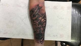 Sailor life tattoo time lapse [upl. by Peta615]