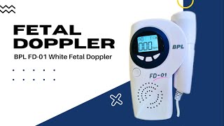 Fetal Doppler FD01 BPL  Modes of fetal Doppler  How to use  Volume updown settings [upl. by Steffy583]