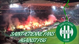 SAINT ETIENNE FANS AGAINST PSG [upl. by Enawtna]