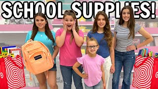 BACK TO SCHOOL SUPPLiES SHOPPiNG w MY 6 KiDS for 2024 [upl. by Goldshell]