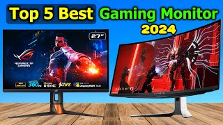 Top 5 Best Gaming Monitor 2024 [upl. by Ilenna]