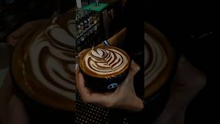 latte art  slowsetta 🌿 latteart [upl. by Anayia]