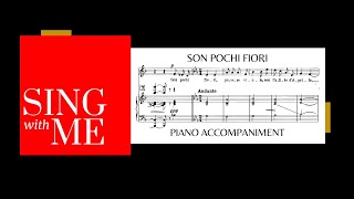 Son pochi fiori  Accompaniment  Mascagni [upl. by Mohandas]