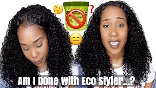 DONE WITH ECO STYLER GEL  INSERT EYE ROLL  eco cancelled [upl. by Asiulairam]