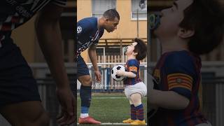 Mbappe vs Messi All Versions 👶🏻😂 [upl. by Panta]