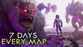 7 Days to Beat Every ARK Survival Evolved Map [upl. by Borroff748]