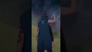 NARUTO HOKAGE PROTEGE KONOHA DOS ATAQUES DE MOMOSHIKI 🔥 shorts [upl. by Nanreik298]