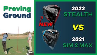 Is the TaylorMade Stealth driver hype for real  Stealth vs SIM 2 Max Proving Ground [upl. by Missy]