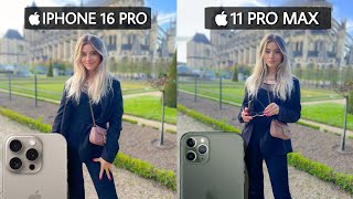 iPhone 16 Pro Vs iPhone 11 Pro Max Camera Test Comparison [upl. by Nameloc]