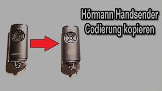 Hörmann Handsender kopieren Anleitung  Hörmann Handsender für Garagentor Antrieb kopieren [upl. by Atinyl]