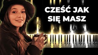 Sobel amp sanah  Cześć jak się masz  karaoke piano cover tekst [upl. by Jackquelin416]