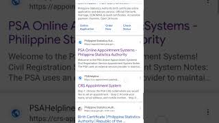 Online appointment sa PSA gamit ang mobile phone watch the full video on my channel eelallidab3828 [upl. by Elodea]