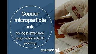 Copper microparticle ink for cost effective large volume RFID antenna printing [upl. by Lindberg659]