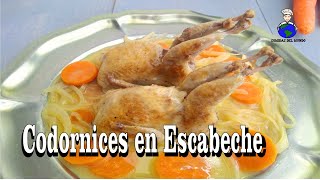 Como Hacer Codornices en Escabeche muy Fácil [upl. by Barbette]