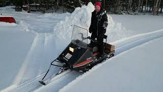 Ockelbo 8000 Diesel Diesel Snowmobile first Testdrive [upl. by Thalia]