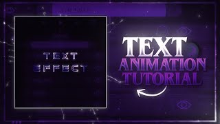 TEXT EFFECT ANIMATION TUTORIAL \  alight motion [upl. by Nemra]