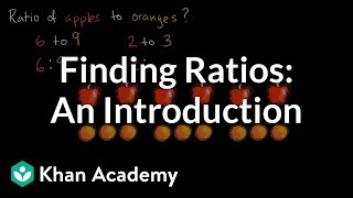 Introduction to ratios  Ratios rates and percentages  6th grade  Khan Academy [upl. by Ayotnom]