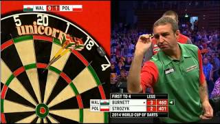 PDC World Cup of Darts 2014  Second Round  Wales VS Poland [upl. by Lohcin]