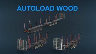 FS22  Fliegl Timber Runner Autoload Wood v1200 [upl. by Arataj876]