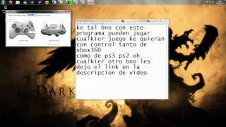 jugar con control de ps3 xbox 360 ps2 logitech acteck etc usb a pc [upl. by Ritchie216]