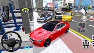 Brand New Red Car Ready For Parking  3d Driving Class  Car Game gameplay cargame [upl. by Azalea]