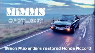 Mimms Spotlight  Simon Alexander’s restored 1981 Honda Accord [upl. by Obe]