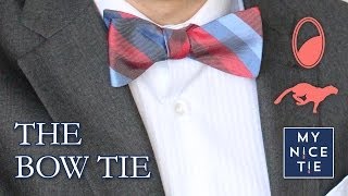 How to Tie a BOW TIE quickmirroredreview  How to Tie a Tie with a Bow easy [upl. by Bibah]