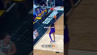 Iowa vs lsu women’s basketball caitlinclark basketball wnba [upl. by Yssac]