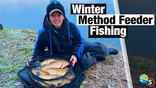 Winter Method Feeder Fishing  Lindholme lakes [upl. by Naoj]