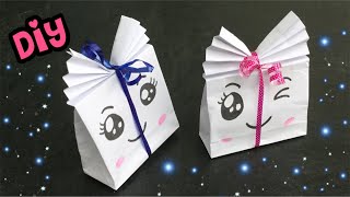 DIY MUTTERTAGSGESCHENKE BASTELN 💖 KLEINE PAPIERTÜTEN BASTELN DIN A4 💖 BASTELN FÜR MAMA [upl. by Langelo]