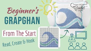 How To Crochet Graphghans for Beginner [upl. by Melli]