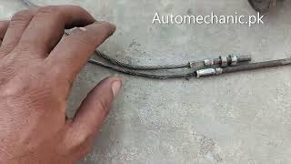 How to Repair Handbrake Cable  Handbrake Cable Repair  Urdu Hindi Tutorial [upl. by Sayed216]